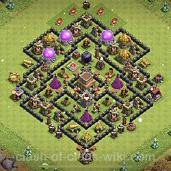 Base plan (layout), Town Hall Level 8 for farming (#586)