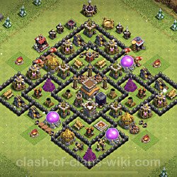 Base plan (layout), Town Hall Level 8 for farming (#588)