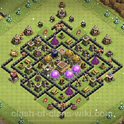 Base plan (layout), Town Hall Level 8 for farming (#589)