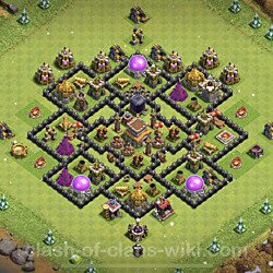 Base plan (layout), Town Hall Level 8 for farming (#590)