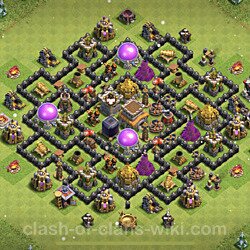 Base plan (layout), Town Hall Level 8 for farming (#593)