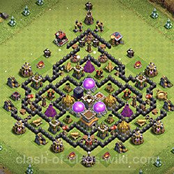 Base plan (layout), Town Hall Level 8 for farming (#599)