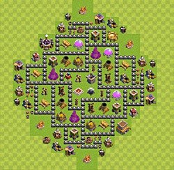 Base plan (layout), Town Hall Level 8 for farming (#66)
