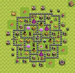 Base plan (layout), Town Hall Level 8 for farming (#67)
