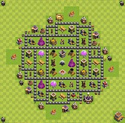 Base plan (layout), Town Hall Level 8 for farming (#70)