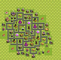 Base plan (layout), Town Hall Level 8 for farming (#74)