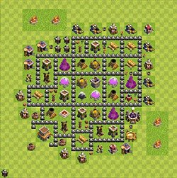 Base plan (layout), Town Hall Level 8 for farming (#98)
