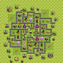 Base plan (layout), Town Hall Level 8 for farming (#99)