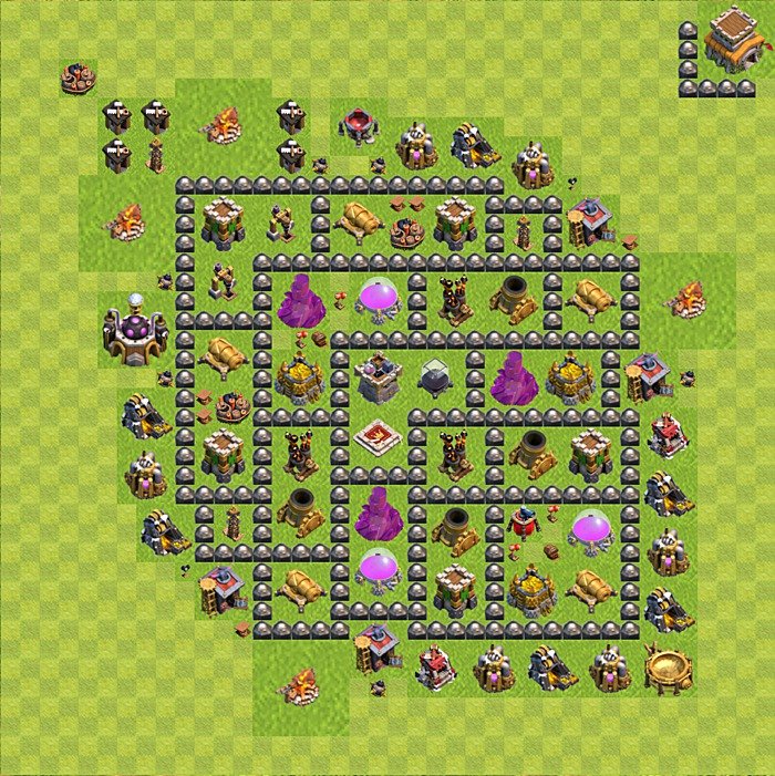 Municipio livello 8 Base - Miglior Disposizione villaggio per Farming COC TH8, #120