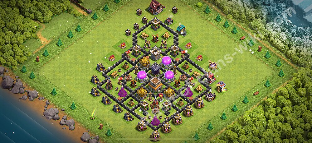 الخطة الأساسية للزراعة في قاعة المدينة 8 ، البديل 2414