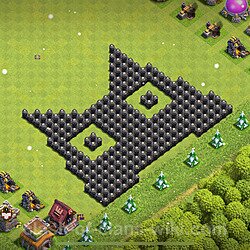 Base plan (layout), Town Hall Level 8 Troll / Funny (#2085)