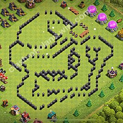 Base plan (layout), Town Hall Level 8 Troll / Funny (#2365)