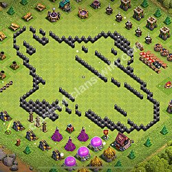 Base plan (layout), Town Hall Level 8 Troll / Funny (#2465)