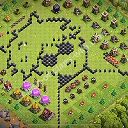 Base plan (layout), Town Hall Level 8 Troll / Funny (#2466)