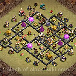 Base plan (layout), Town Hall Level 8 for clan wars (#1398)