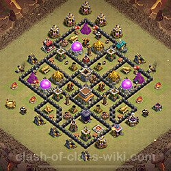 Base plan (layout), Town Hall Level 8 for clan wars (#1981)