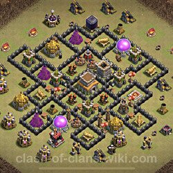 Base plan (layout), Town Hall Level 8 for clan wars (#20)