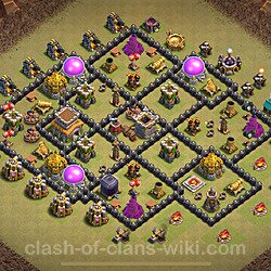 トロフィーコレクションの基本計画タウンホールレベル8, 異形2011