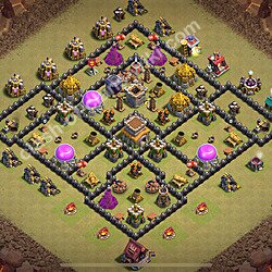 トロフィーコレクションの基本計画タウンホールレベル8, 異形2014