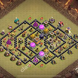 トロフィーコレクションの基本計画タウンホールレベル8, 異形2025