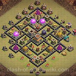 Base plan (layout), Town Hall Level 8 for clan wars (#2067)