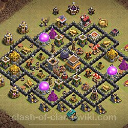 Base plan (layout), Town Hall Level 8 for clan wars (#2075)