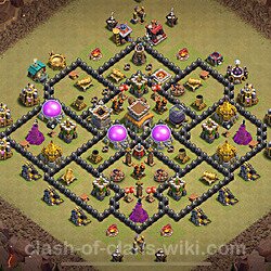 Base plan (layout), Town Hall Level 8 for clan wars (#2076)