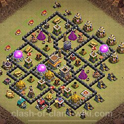 Base plan (layout), Town Hall Level 8 for clan wars (#2089)