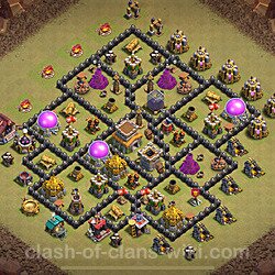 Base plan (layout), Town Hall Level 8 for clan wars (#2089)