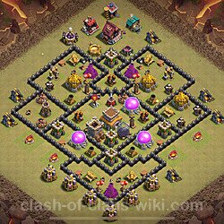 Base plan (layout), Town Hall Level 8 for clan wars (#2091)