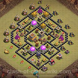 Base plan (layout), Town Hall Level 8 for clan wars (#2112)