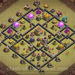 Base plan (layout), Town Hall Level 8 for clan wars (#2113)