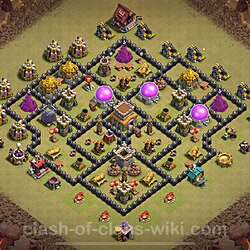 Base plan (layout), Town Hall Level 8 for clan wars (#2155)