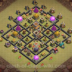 Base plan (layout), Town Hall Level 8 for clan wars (#2156)