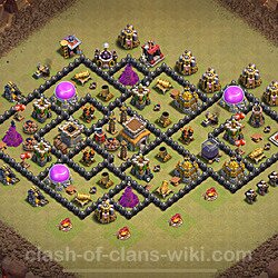 Base plan (layout), Town Hall Level 8 for clan wars (#2161)