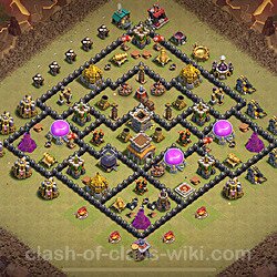 Base plan (layout), Town Hall Level 8 for clan wars (#2164)