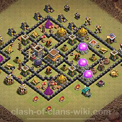 Base plan (layout), Town Hall Level 8 for clan wars (#2177)