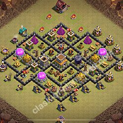 トロフィーコレクションの基本計画タウンホールレベル8, 異形2372