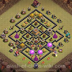 Base plan (layout), Town Hall Level 8 for clan wars (#2758)