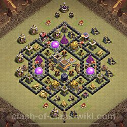Die Base Rathaus LvL 8 für Clan Krieg (#49)
