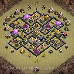 pix Aldea Ayuntamiento Nivel 8 2021 clash of clans 2021 bases