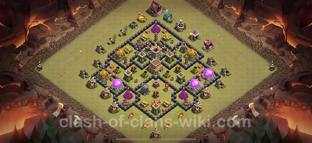 BB8 Anti 2 Yıldız Savaş Köy Düzeni Kopyalama Linki, Hibrit, Kopyala Belediye Binası 8, #2063