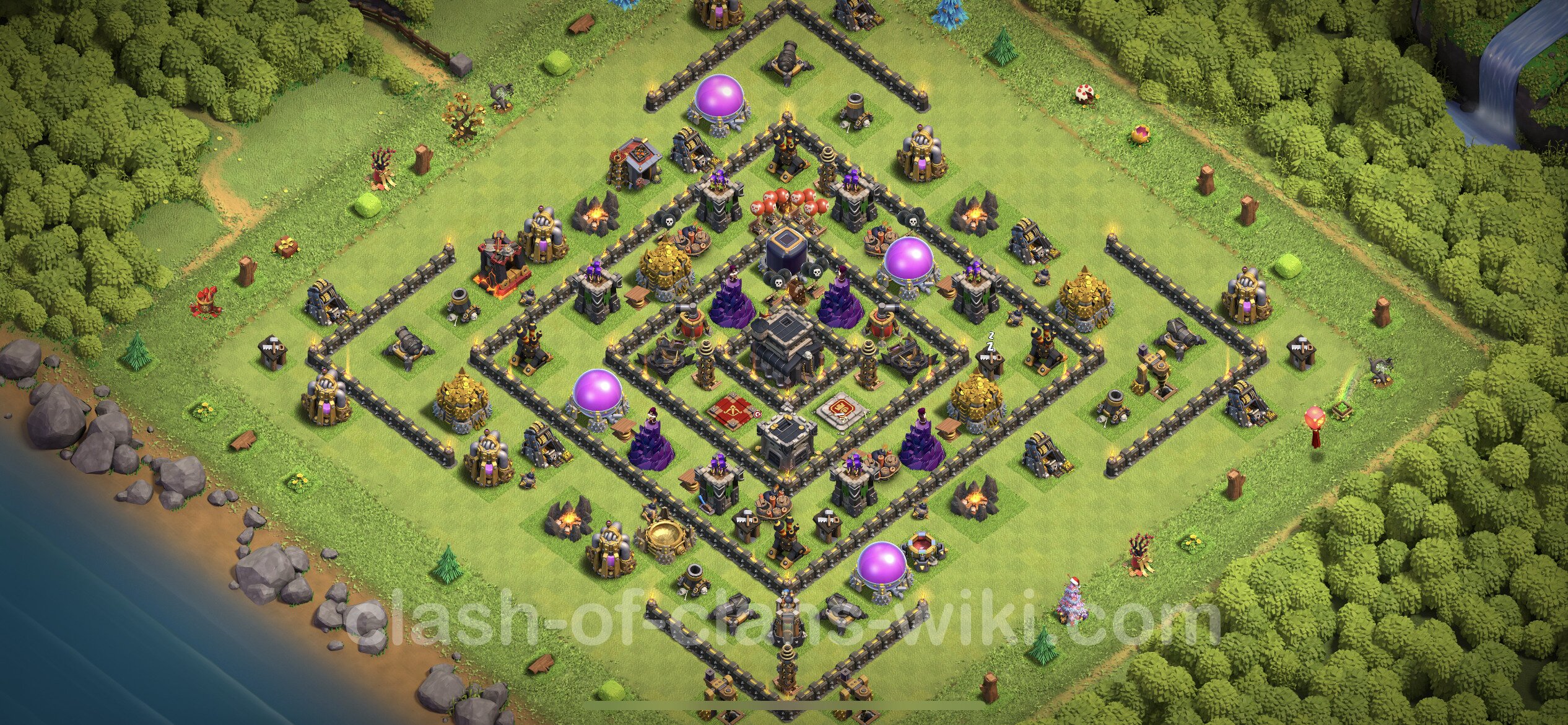 Hdv 9 clash of clans