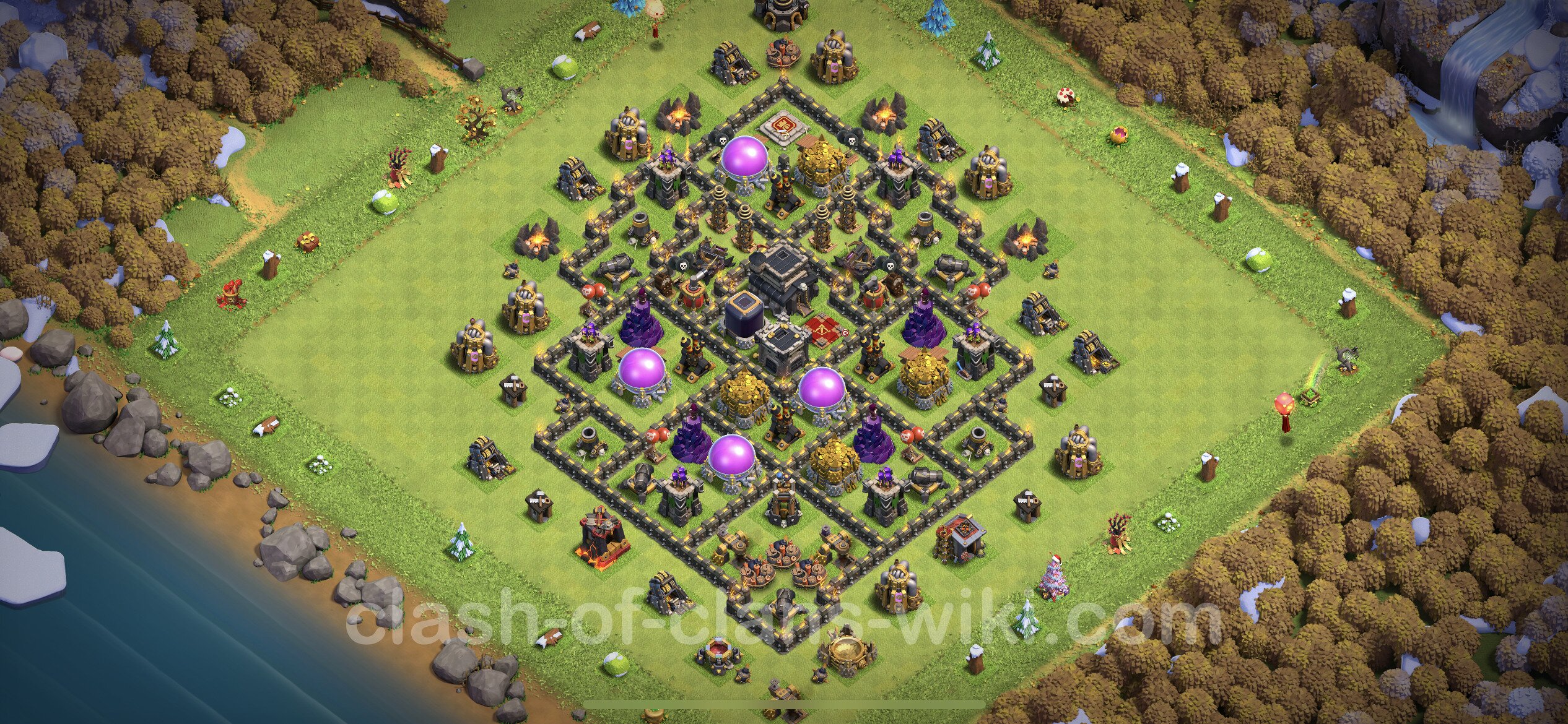 Meilleur Anti 2 Etoiles Base Hôtel de Ville niveau 9 + Lien (Link
