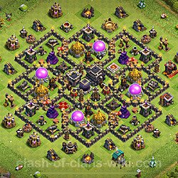 Base plan (layout), Town Hall Level 9 for trophies (defense) (#1095)