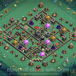 Base plan (layout), Town Hall Level 9 for trophies (defense) (#417)