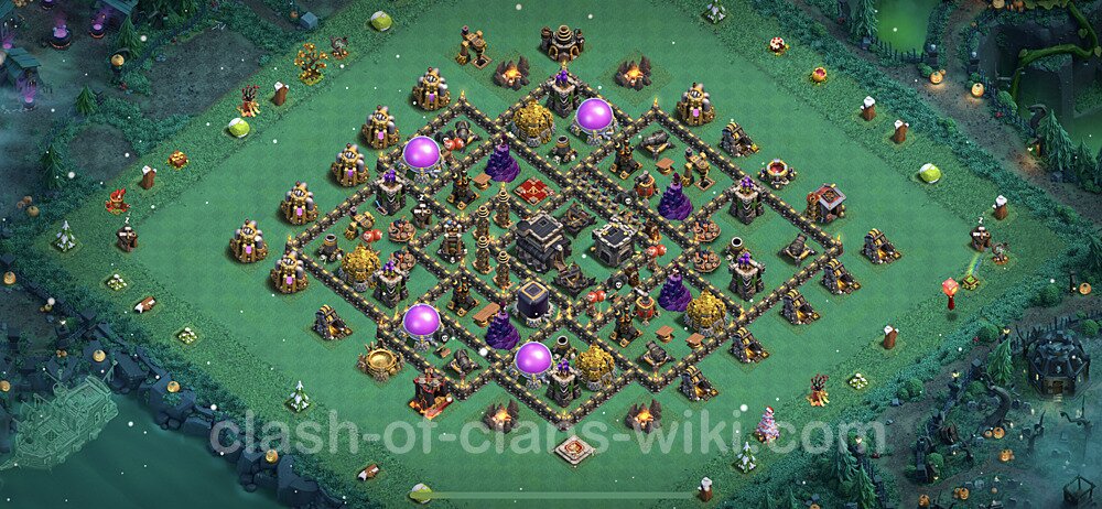 Full Upgrade TH9 Base Plan with Link, Anti Everything, Copy Town Hall 9 Max Levels Design 2023, #403