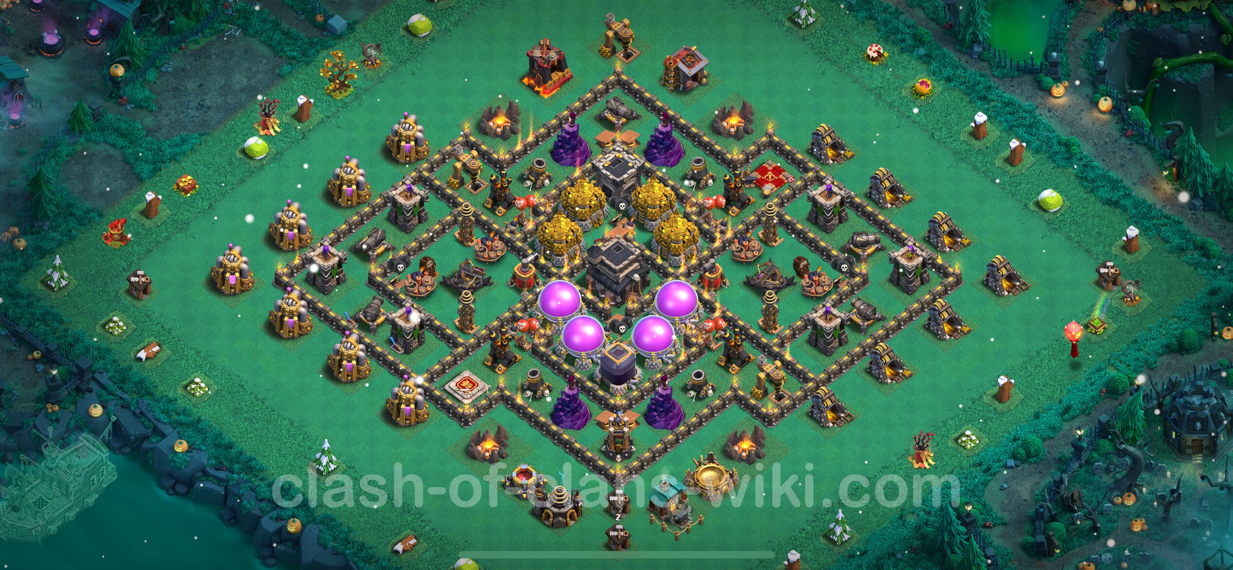 clash of clans th9 heroes max level