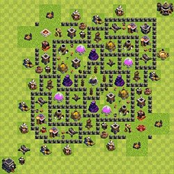 Base plan (layout), Town Hall Level 9 for farming (#102)