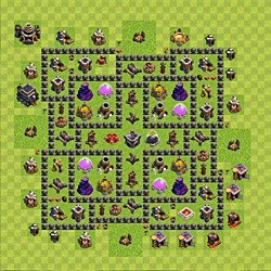 Base plan (layout), Town Hall Level 9 for farming (#117)